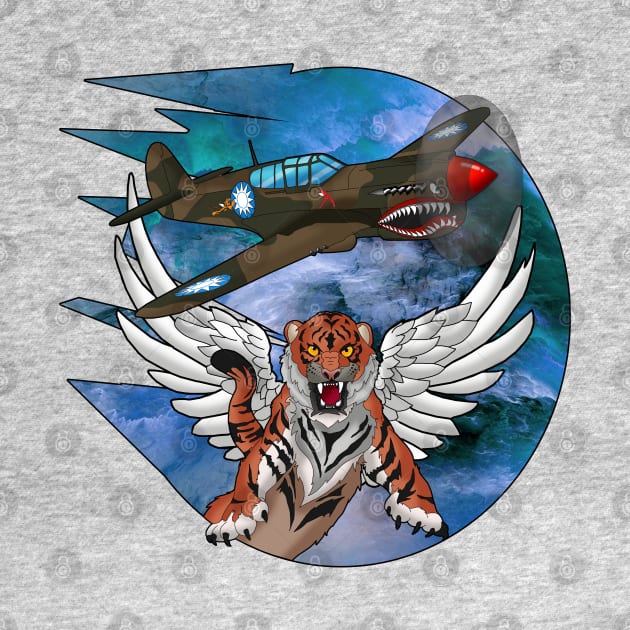 P40 Flying Tiger by lytebound